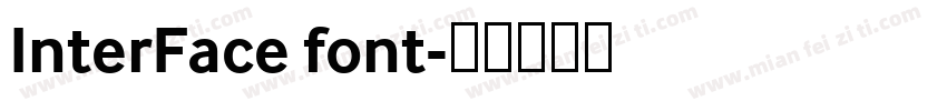 InterFace font字体转换